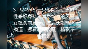 STP24945 一只小阿狸，火辣性感好身材，满身纹身的风骚女镜头前展示，披肩长发揉奶摸逼，撅着屁股发骚，精彩不要错过