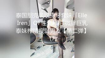 泰国朋克风纹身牙套妹「Elle Iren」OF性爱私拍 微胖巨乳泰妹榨精瘦弱男友【第二弹】 (7)