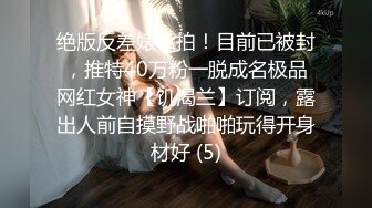 绝版反差婊私拍！目前已被封，推特40万粉一脱成名极品网红女神【饥渴兰】订阅，露出人前自摸野战啪啪玩得开身材好 (5)