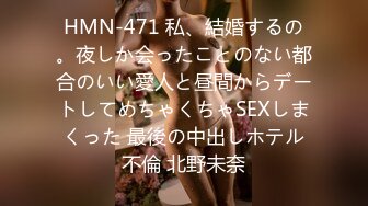 HMN-471 私、結婚するの。夜しか会ったことのない都合のいい愛人と昼間からデートしてめちゃくちゃSEXしまくった 最後の中出しホテル不倫 北野未奈